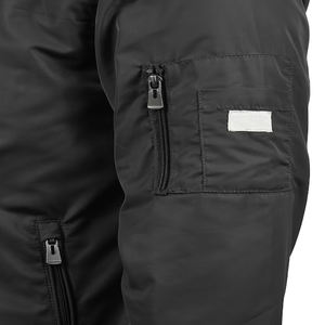 OEM al por mayor personalizado Slim Fit Stand Collar con capucha acolchada chaqueta de bombardero para los hombres de la calle Nueva temporada de invierno chaqueta logotipo frontal - Product Image 3