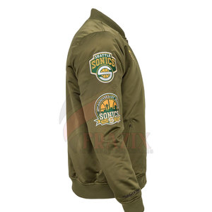 Chaquetas Bomber de Satén de Alta Calidad, Nueva Colección de Invierno, Fabricadas en Pakistán, Cuello Alto, Servicio OEM, Diseño Personalizado - Product Image 3