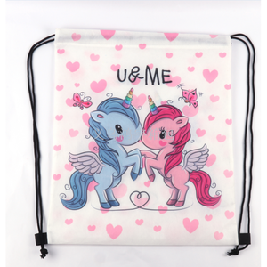 Mochila con Cordón de Poliéster 210D con Estampado de Anime, Bolsa Deportiva Promocional para Compras - Product Image 4