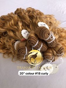 100% Venta al por mayor de calidad superior de Grado Superior Indian Temple Virgin Remy 20 ''máquina resistente a la caída extensión rizada de doble trama - Product Image 5