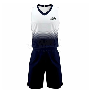Uniforme de volley-ball professionnel à séchage rapide et respirant, nouveau design, uniforme de volley-ball de haute qualité - Product Image 2