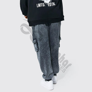 Pantalon de survêtement personnalisé de haute qualité Pantalon de survêtement rembourré pour temps froid hiver hommes Pantalon de jogging quantité décontractée coton imperméable - Product Image 2