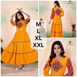 Rayón más de tendencia con vestido de trabajo Gamthi fabricante y proveedor de moda de mujer de India a precio mayorista - Product Image 3