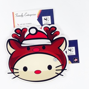 Azulejos de extensión de pestañas acrílicas Hello Kitty de Navidad personalizados logotipo sostenible de moda pequeño MOQ herramientas de pestañas de plástico - Product Image 1