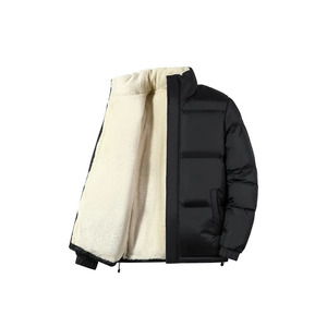 Ropa interior térmica delgada informal de alta calidad de lona suave con cierre de cremallera de cuello alto y técnicas bordadas para invierno - Product Image 2