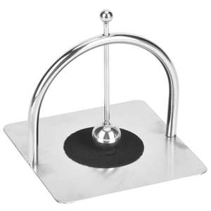 Servilletero de metal único de alta calidad con base cuadrada Soporte de tejido moderno para vajilla de larga duración y desechable - Product Image 1
