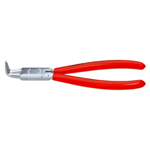 Alicates para Anillos de Retención Knipex Cromados con Mangos Recubiertos de Plástico y Puntas Anguladas a 90° para Anillos de Retención Internos en Orificios - Product Image 2