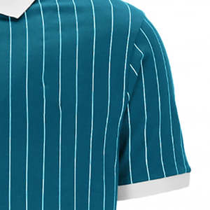 Camiseta de Golf para Hombre de Alta Calidad con Logotipo Personalizado Bordado, Tela de Rizo de 140 g/m², Sólida, Antiarrugas, con Cuello, Marca Privada - Product Image 4