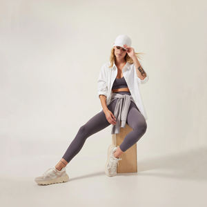 Meilleur design Leggings de yoga pour femmes nouveauté matériau polyester de haute qualité élastique taille moyenne léger solide respirant - Product Image 3