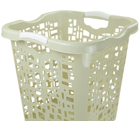 Panier de rangement en plastique PP, capacité de 70 litres, panier à linge, panier de rangement pour le linge, sacs avec poignées