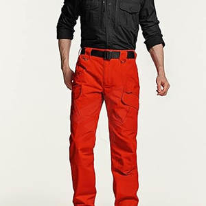 Pantalon Cargo Décontracté pour Homme Toile Légère de Haute Qualité Meilleur Matériau Style Confort Taille Moyenne Motif Droit Taille Élastique - Product Image 4