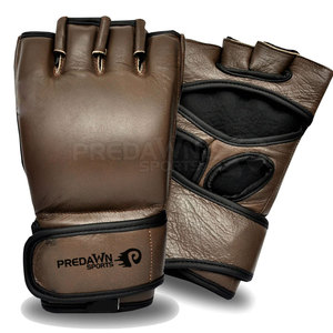 Meilleurs gants d'entraînement MMA en cuir de vachette personnalisés Logo privé avec tailles 6oz et 8oz pour Kickboxing OEM ODM - Product Image 3