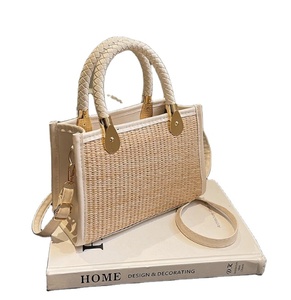 Trendy Beach Hand Woven Shoulder Crossbody <b>Bags</b> Elegant <b>Straw</b> <b>Bags</b> Customized Ladies Shoulder <b>Straw</b> Hand <b>Bags</b> Wholesale Products - Product Image 1