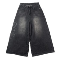 Nouvelle Arrivée Jean Femme Tendance 100% Coton Coupe Skinny Mi-longue Unie avec Strass et Motif Imprimé Sérigraphié pour Adultes