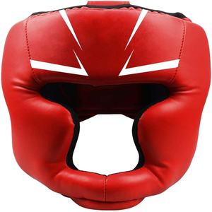 Meilleures ventes Ultime Boxe Couvre-chef PU Fabrication Protection du visage pour MMA Kickboxing Sparring Superior Head Guard - Product Image 1