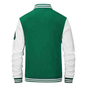 Vente en gros de veste Letterman pour hommes, fabricants de vêtements personnalisés, veste universitaire de baseball et collégial avec logo personnalisé - Product Image 2