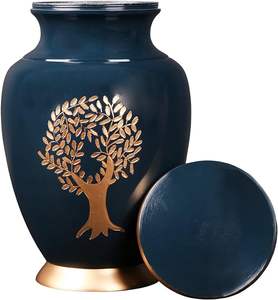 Highest Quality Wholesale Selling 100% Aluminum Material Made Adult Funeral / Cremation <b>Urns</b> - Product Image 1