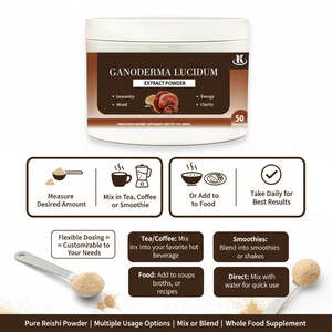אבקת תמצית פטריית ריישי אורגנית (גנודרמה לוסידום) - Product Image 4