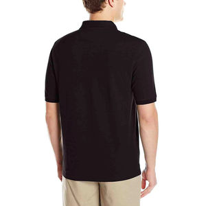 Nouveau polo à manches courtes pour homme de haute qualité en coton polyester respirant avec col tournant personnalisé grande taille - Product Image 3