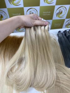 วิกผมดิบสีบลอนด์สำหรับฟอกสีผมคนเวียดนามดิบ100% ทุกพื้นผิวมีความยาวหลายสีให้เลือก - Product Image 2