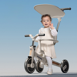 Playkids nuevo diseño bebé <span class=keywords><strong>triciclo</strong></span> compras en línea India niños equilibrio <span class=keywords><strong>triciclo</strong></span> plegable Niño 3 ruedas <span class=keywords><strong>con</strong></span> paraguas - Product Image 3