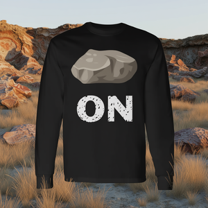 T-shirt à manches longues Rock on Rock Geology Mineral pour usage promotionnel - Product Image 3