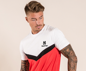 T-shirt personnalisé en nylon spandex de haute qualité pour hommes dans l'impression par sublimation dans l'ourlet courbe Impression à séchage rapide T-shirts pour hommes - Product Image 5