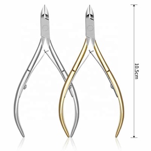 Pince à ongles professionnelle de haute qualité Best-seller Ciseaux de tondeuse en acier inoxydable avec lame incurvée pour l'utilisation des doigts à cuticules - Product Image 1