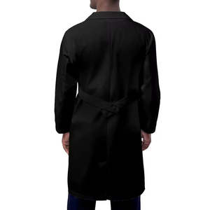 Bata de laboratorio médico Unisex de primera calidad para hombre, bata de médico de manga larga personalizada para Hospital, uniforme de enfermera profesional para laboratorio y Hospital - Product Image 2