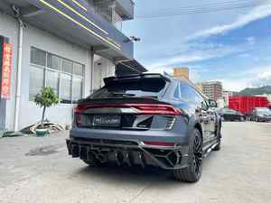 Para <span class=keywords><strong>Audi</strong></span> <span class=keywords><strong>Q8</strong></span> RSQ8 Kit de cuerpo de fibra de carbono RSQ8 mejorado estilo MSY parachoques delantero difusor Spoiler rueda arco guardabarros capó falda lateral - Product Image 5