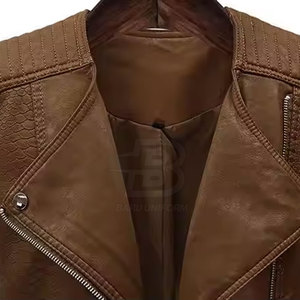 Vêtements de mode Femmes Veste en cuir Meilleur prix Femmes Veste en cuir Vente chaude Femmes Veste en cuir de haute qualité Polyester Hiver - Product Image 3