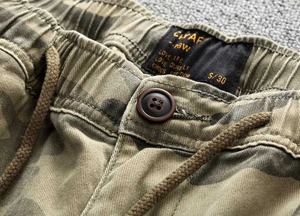 Pantalones Cortos Deportivos para Hombre, Última Moda, Algodón y Poliéster, Estampado Puff, Pantalones Cortos de Combate, Transpirables, Camuflaje, Venta al por Mayor - Product Image 4