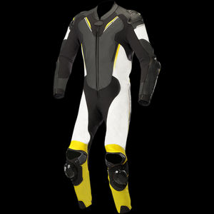 Traje de moto de piel de vaca auténtica con logotipo personalizado del mejor vendedor de Pakistán para hombres/traje de moto de precio razonable - Product Image 4