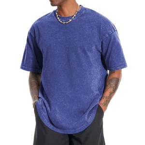 Custom <b>Acid</b> Washed Men's Casual T-Shirts Heavy Weight 100% Cotton <b>Drop</b> Shoulder Design High Quality for Mens <b>Acid</b> Wash T shirts - Product Image 6