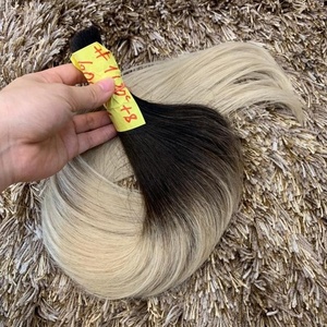 Cheveux raides soyeux et brillants ombre couleur 100% extensions de cheveux humains directement en usine prête à expédier - Product Image 2