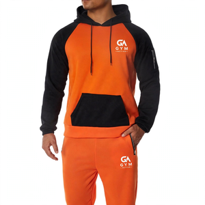 Conjunto Deportivo para Hombre GYM Active, Traje para Correr de Color Sólido con Logotipo Personalizado, Corte Regular, Ropa de Calle para Invierno, 100% Algodón Transpirable - Product Image 3