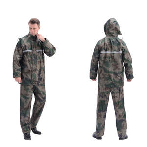 Conjunto de Chaqueta de Camuflaje de Primavera y Impermeable Personalizable al por Mayor, Reflectante, Ecológico, de Secado Rápido, Unisex - Product Image 2