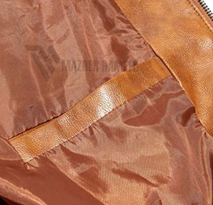 Venta caliente chaquetas de cuero para hombre OEM fábrica logotipo personalizado Slim Fit elegante suministro de ropa informal - Product Image 5