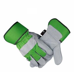 High Quality Canadian Cowhide Split Leather Rigger <b>Gloves</b> Heavy-Duty Industrial Gardening Work Safety <b>Gloves</b> for Men for <b>Fishing</b> - Product Image 1