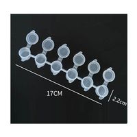 Pots de peinture acrylique étanches de 2ml/3ml/5ml/10ml-Récipients vides empilables pour artistes, recharge de peinture et d'encre de bricolage (ensemble de 6/8/10 pièces)