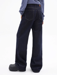 Pantalon baggy en denim lourd avec logo personnalisé Nouvelle mode Automne Décontracté - Product Image 2