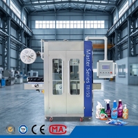 Machine industrielle à grande vitesse pour l'étiquetage de manchons rétractables en film PVC, 9000 BPH, pour bouteilles
