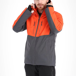 New Fashion High Quality Windbreaker <b>Ski</b> <b>Jacket</b> with Hood Zipper Custom Men Winter Warm Waterproof Breathable <b>Jacket</b> - Product Image 1