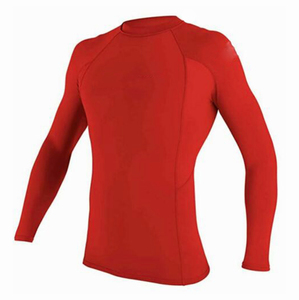 T-shirts de compression pour hommes de haute qualité, en Spandex/Nylon, à séchage rapide, manches longues, col rond, pour le fitness/vêtements de sport, service OEM - Product Image 3