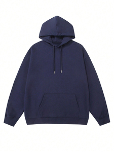 Sweatshirts simples sérigraphie brodée OEM Sweatshirts à capuche et sweatshirts pour hommes avec logo personnalisé - Product Image 2