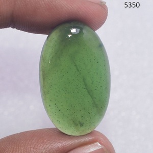 Cabujón de jade de nefrita natural, cabujones de piedras preciosas de Jade de nefrita verde, cabujón de Jade de nefrita suelta, fabricación de joyas, piedras a granel - Product Image 1