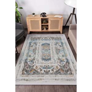 Tapis d'intérieur multicolore moderne HL004 de Netline Home Depot, 100 % polyester, anti-peluches, facile à nettoyer, durable pour la chambre à coucher et le bureau - Product Image 3