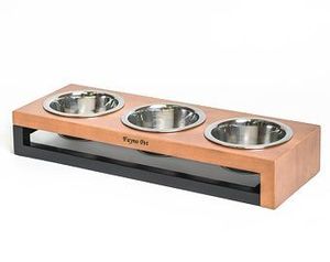 Support de bol pour animaux de compagnie en bois personnalisé |   OEM/ODM disponible |   Direct d'usine - Product Image 2