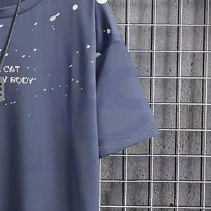 Vente en gros d'usine de T-shirts grande taille pour hommes T-shirt confortable à manches courtes à séchage rapide fabriqué au Pakistan - Product Image 6