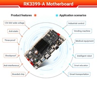 CTFLY Mejor Precio Placa Base Integrada ARM Rockchip RK3568/RK3288/RK3399/RK3588 Placa Android Linux con Wifi 4G Puerto LVDS/hd-mi